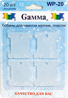 Пластиковые бобинки (шпули) для мулине белые