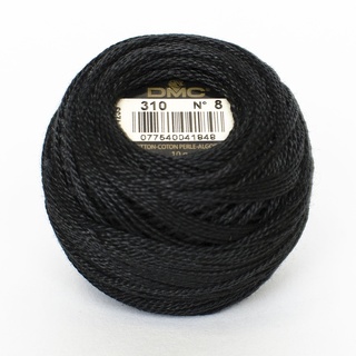 Черный (310 DMC Pearl Cotton #8)