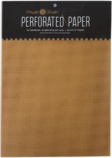 PP3 Mill Hill Перфорированная бумага 14 ct коричневая (Brown, 2 шт. 30.5 x 22.5 см)