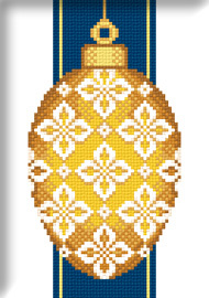 Схема "Yellow Faberge Christmas Egg"