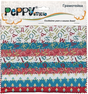 "Грамотейка" Карта цветов ткань для пэчворка