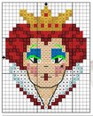 Схема "Красная королева" (ссылка на скачивание бесплатной схемы + комплект материалов)