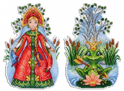 Царевна лягушка (пластиковая канва)