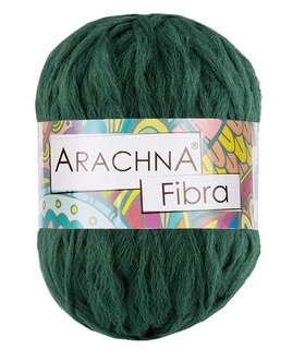 Пряжа Arachna Fibra носочная №14 т.зеленый меланж (50 м/200±12 г)