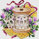 Рукодельные штучки. Кружево (10*10 см)