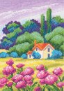Краски лета. Дом в цветущих полях (12*17 см)