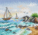 На морской волне (10*11 см)
