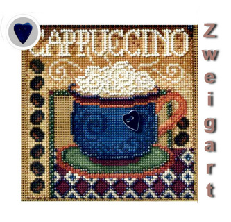 Сборка MH14-8202 "Капучино" (Cappuccino) (канва + пуговка керамика)