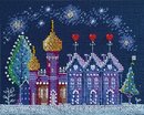 Замок, в котором живёт сказка (15*12 см) (с бисером и металликом)