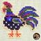 Материалы для MH18-7203 "Прованский петух" (Provence Rooster) (пластик 14 ct сливочный)