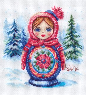 Хороша да нарядна (матрёшка) (16*16 см)